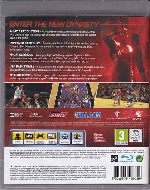 NBA 2K13 - PS3 (B Grade) (Genbrug)